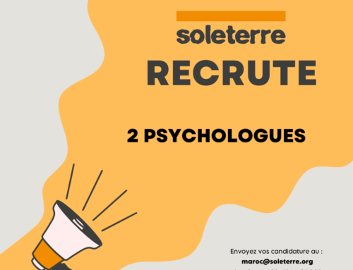 Soleterre recrute 2 Psychologue